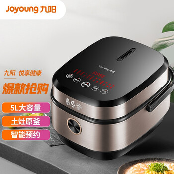 九阳（Joyoung）肖战推荐 电饭煲 电饭锅 智能预约 多功能大功率 5L大容量F-50FY808