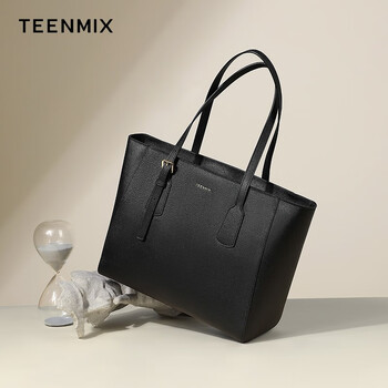 TEENMIX 天美意 包包女包牛皮单肩包女服饰鞋包类商品-全利兔-实时优惠快报