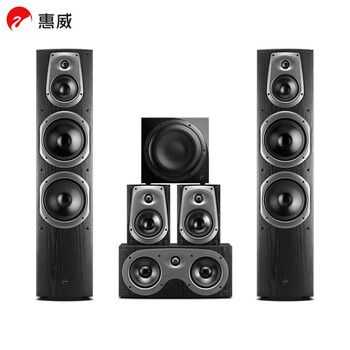 惠威 (HiVi) D60HT+Sub10G 家庭影院音箱套装 5.1声道hifi木质落地式客厅KTV电视音响组合