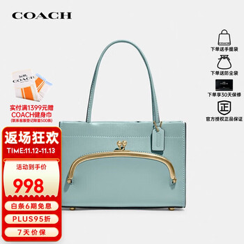 京东PLUS：COACH 蔻驰 CASHIN CARRY 20号托特包 C9812全利兔-实时优惠快报