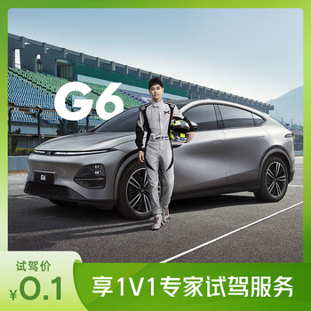 小鹏汽车 G6新能源汽车买车专家试驾 电动汽车新车买车SUV买车 G6全利兔-实时优惠快报