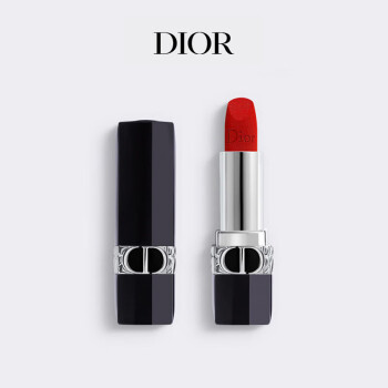  迪奥（Dior）烈艳蓝金口红丝绒#999 传奇正红唇膏3.5g  送礼袋 生日礼物送女友