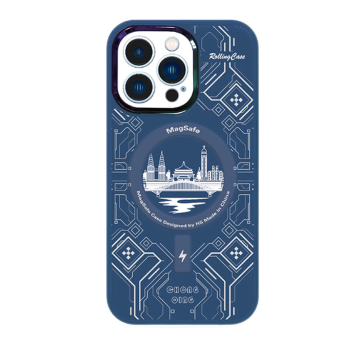 帕洛达 城市地标适用i苹果手机炫彩鹰眼磁吸magsafe手机壳创意 重庆-磁吸款 iPhone 13 Pro Max