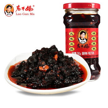 微信端：The Godmother 老干妈 陶华碧老干妈 风味豆豉 油制辣椒酱 280g食品类商品-全利兔-实时优惠快报