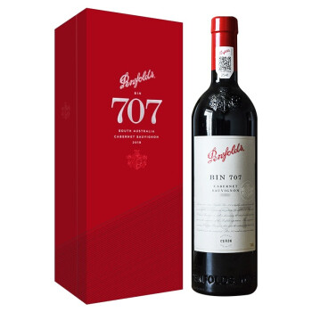 奔富（Penfolds）BIN707赤霞珠干红葡萄酒 澳洲原瓶进口红酒 750ML 奔富707/BIN707 单支礼盒装