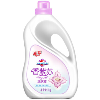 洛娃 香紫苏洗衣液3KG 除菌除螨植物萃取 中性温和易漂洗 除菌率99.9%
