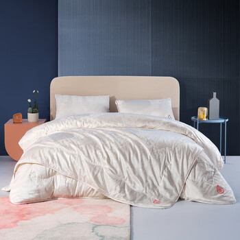 京东PLUS：LOVO 乐蜗家纺 柔滑大提花二合一蚕丝被 200*230cm家具家装类商品-全利兔-实时优惠快报