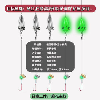 路亚微物假饵不伤线瓜子亮片绑好套装飞蝇钩翘嘴小白条马口鱼专杀2号
