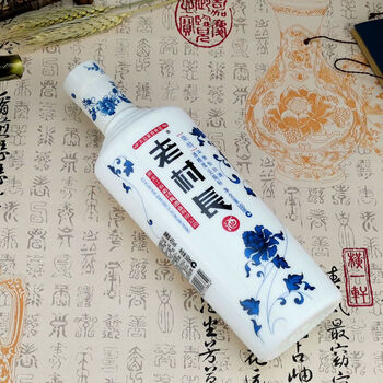 老村长白酒青花瓷老村长白酒乐醇45度纯粮酿造整箱6瓶装青花瓷瓶500ml