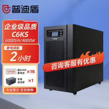 յ϶C6KSʽUPSϵԴ6KVA/4800WԻԶ豸ʵѹʱ C6KS2Сʱ