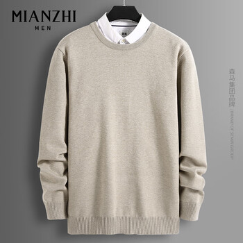 mianzhi 棉致 森马集团品牌 男士新款圆领针织衫毛衣 MZ2023080901服饰鞋包类商品-全利兔-实时优惠快报