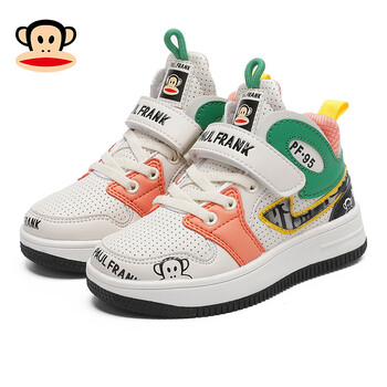 大嘴猴paulfrank品牌新款女童鞋子休闲运动鞋中大童儿童软底aj高帮