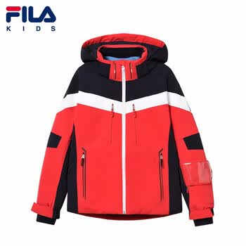 fila斐乐童装女童滑雪服2021年冬季款儿童运动外套120