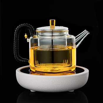 蒸煮普洱茶纯手工加厚茶水分离茶壶家用办公室烧水壶光面壶电陶炉