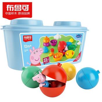 京东PLUS：BLOKS 布鲁可积木 小猪佩奇IP系列 71008 乔治躲猫猫母婴玩具类商品-全利兔-实时优惠快报
