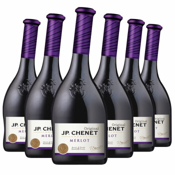 香奈（J.P.CHENET）梅鹿辄干红葡萄酒梅洛法国原瓶进口歪脖子750ml 香奈梅鹿辄干红葡萄酒750ml*6瓶