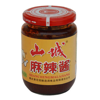 京选好货重庆特产山城麻辣酱360g瓶四川辣椒酱特麻辣酱下饭酱烧烤麻辣