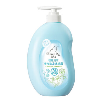 京东PLUS：Giving 启初 儿童洗发水沐浴露 600ml母婴玩具类商品-全利兔-实时优惠快报
