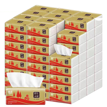 哲枫抽纸木浆纸巾家用卫生纸 原木40包日用百货类商品-全利兔-实时优惠快报