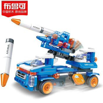 京东PLUS：BLOKS 布鲁可积木 交通工具-鲁鲁遥控导弹车母婴玩具类商品-全利兔-实时优惠快报
