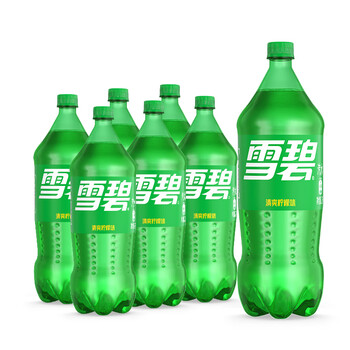 限上海：Sprite 雪碧 柠檬味汽水 碳酸饮料 2L*6瓶全利兔-实时优惠快报