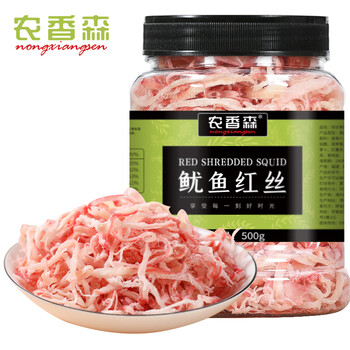 京东百亿补贴：农香森 原味手撕鱿鱼丝 500g食品类商品-全利兔-实时优惠快报
