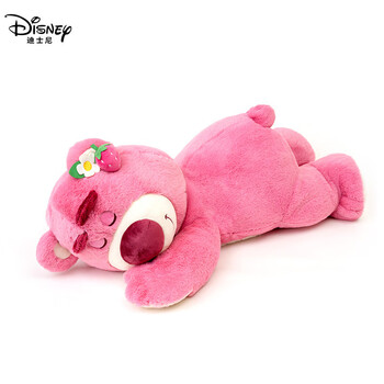 Disney 迪士尼 玩具总动员 趴姿草莓熊 50cm 带香味母婴玩具类商品-全利兔-实时优惠快报