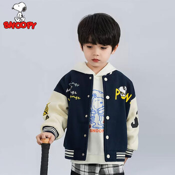 SNOOPY 史努比 儿童夹克棒球服母婴玩具类商品-全利兔-实时优惠快报