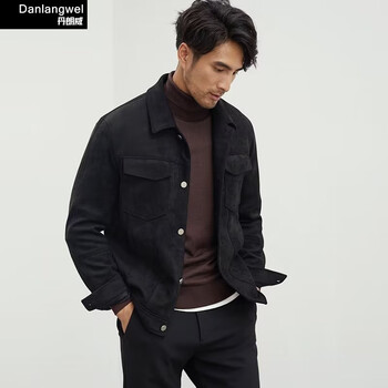 丹朗威（danlangwei）美式复古做旧麂皮绒外套服饰鞋包类商品-全利兔-实时优惠快报