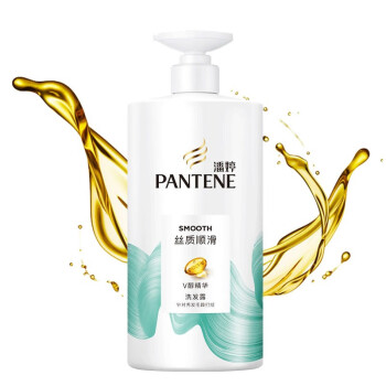 潘婷（PANTENE） 氨基酸丝质顺滑洗发水 丝滑柔顺 水润亮泽 抚平毛躁500g *1瓶