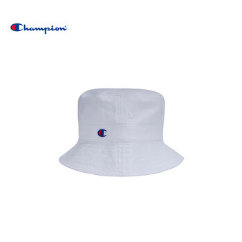 CHAMPION 冠军 渔夫帽夏季刺绣小C运动遮阳帽子男女同款 白色 L-X运动户外类商品-全利兔-实时优惠快报