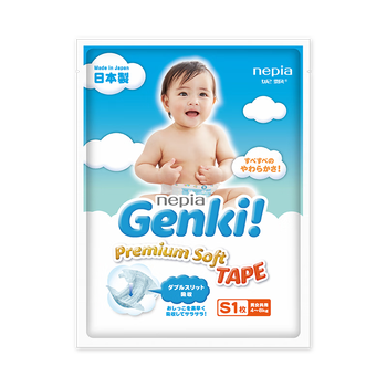 nepia 妮飘 Genki纸尿裤S4片装母婴玩具类商品-全利兔-实时优惠快报