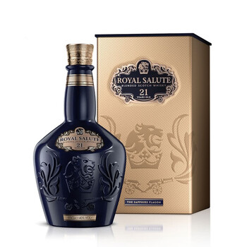 找客服到手678皇家礼炮royalsalute洋酒21年苏格兰威士忌500ml