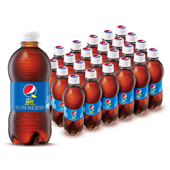 pepsi 百事 可乐 清柠味汽水 碳酸饮料整箱 300ml*24瓶 百事可乐出品食品类商品-全利兔-实时优惠快报
