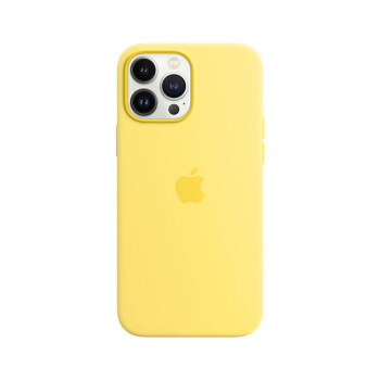 Apple iPhone 13 Pro Max 专用 MagSafe 硅胶保护壳 – 淡柠檬色 保护套 手机套 手机壳