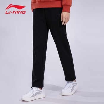 LI-NING 李宁 运动裤男女同款团购舒适休闲长裤针织运动裤运动户外类商品-全利兔-实时优惠快报
