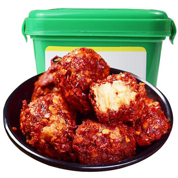 香之渝重庆霉豆腐乳豆腐农家自制下菜配饭菜送饭菜好吃的下饭菜香辣 红豆腐乳208g