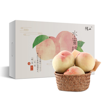 正宗无锡阳山水蜜桃12粒礼盒装 稀缺大果 单粒300g起 新鲜桃子 生鲜水果