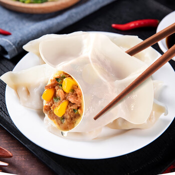 plus会员、概率券：和善园 金蘸名厨 玉米猪肉水饺480g 24只食品类商品-全利兔-实时优惠快报