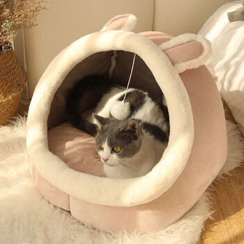 筱宠猫窝太空舱四季通用猫爬架胶囊猫窝实木猫咪舒适透明猫窝猫屋可爱