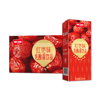 plus会员:卫岗 大红枣酸奶乳酸菌饮品250ml*16盒食品类商品-全利兔-实时优惠快报