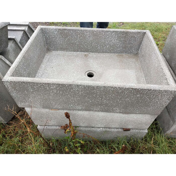 室外水池水磨石仿大理石洗衣池槽拖把池户外院子台盆一体落地水槽洋房
