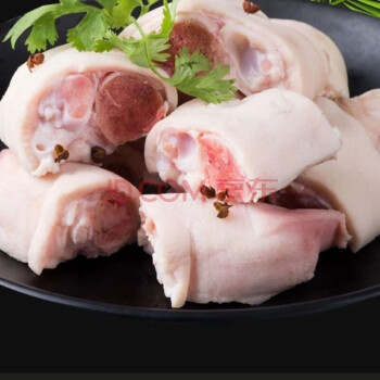 鲜伊人 新鲜猪蹄块速冻卤菜食材猪肉生鲜不带筋不带蹄 生猪蹄切块 新鲜猪蹄块  1000g
