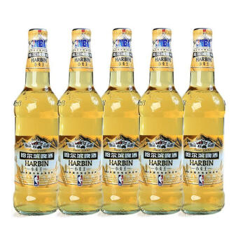 哈啤harbin玻璃瓶小麦王哈啤熟啤酒500ml1900臻藏小麦精酿产地小麦王