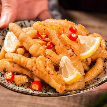 ManJiFu 曼记福 柠檬酸辣无骨鸡爪500g*3罐全利兔-实时优惠快报