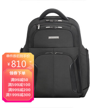 新秀丽（Samsonite）双肩包电脑包男士商务背包旅行包92128-1041 黑色