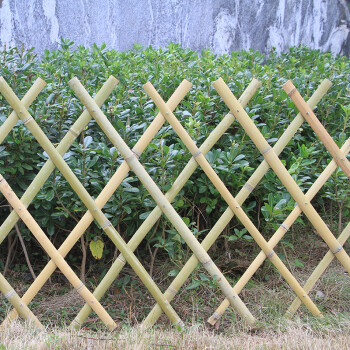 竹片小篱笆别墅庭院户外围墙栏杆装饰护栏竹栅栏室外围栏竹子 立柱
