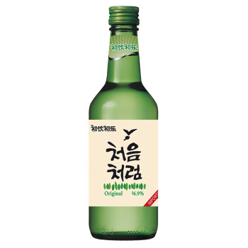 韩国进口 乐天 （Lotte）初饮初乐 原味烧酒配制酒 烧酒 果味酒  360ml/瓶