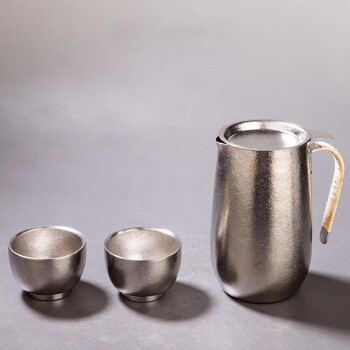 容山堂纯钛泡茶器旅行茶具套装便携快客杯户外随身泡茶壶单人茶具 纯钛旅行茶具-四件套