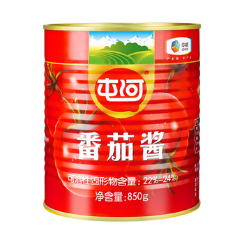 屯河番茄酱 储备罐头 新疆内蒙古番茄 意大利面酱 850g 中粮出品